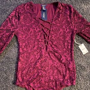 Knit/Bodysuit Wine
